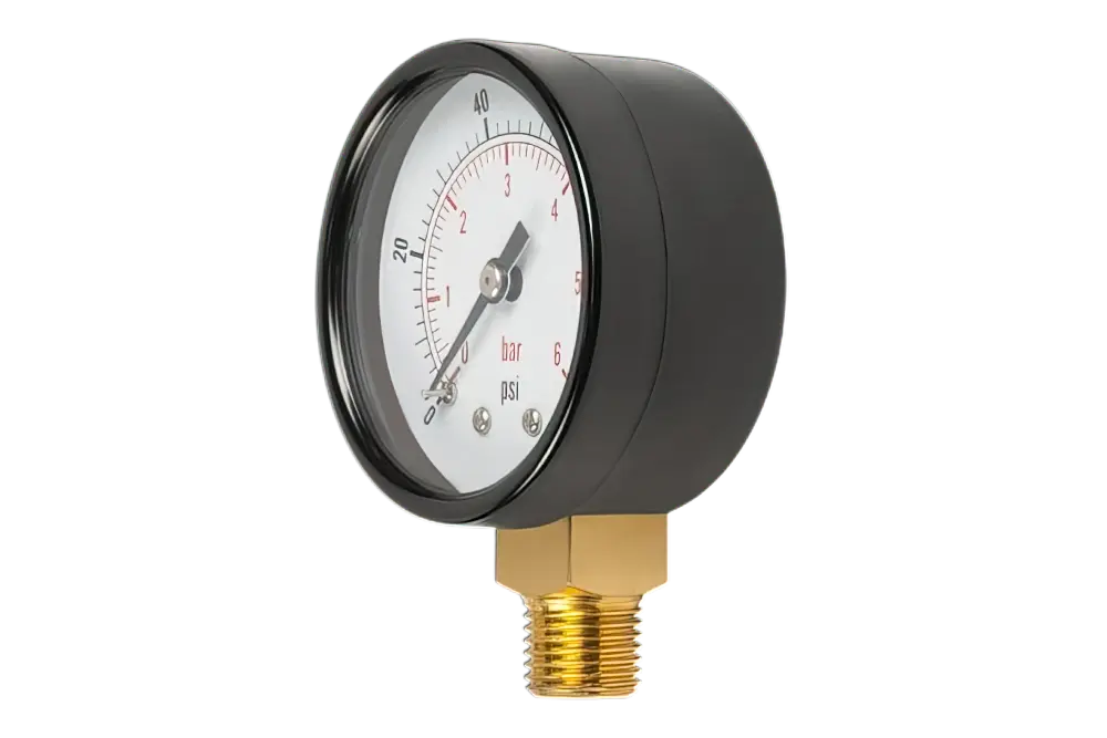 Манометр радиальный UNIPUMP Ø50-1/4", 6 бар, вертикальное подключение