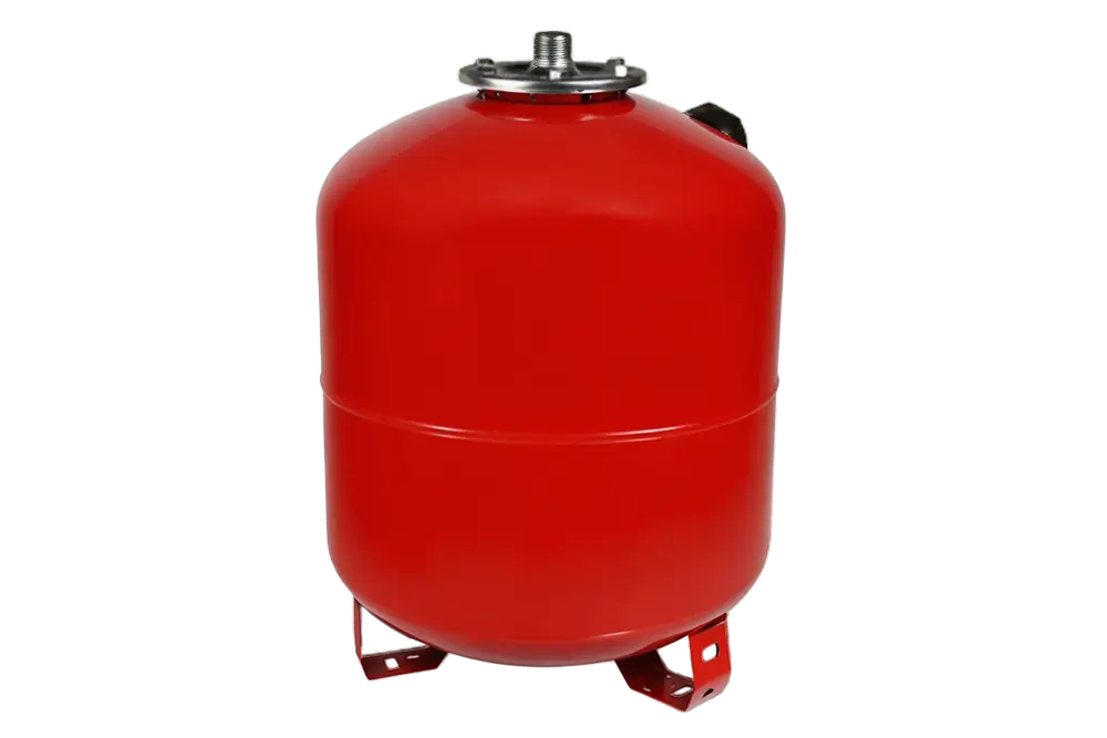 Расширительный бак для отопления UNIPUMP красный 35 л, 1" Н (на ножках)