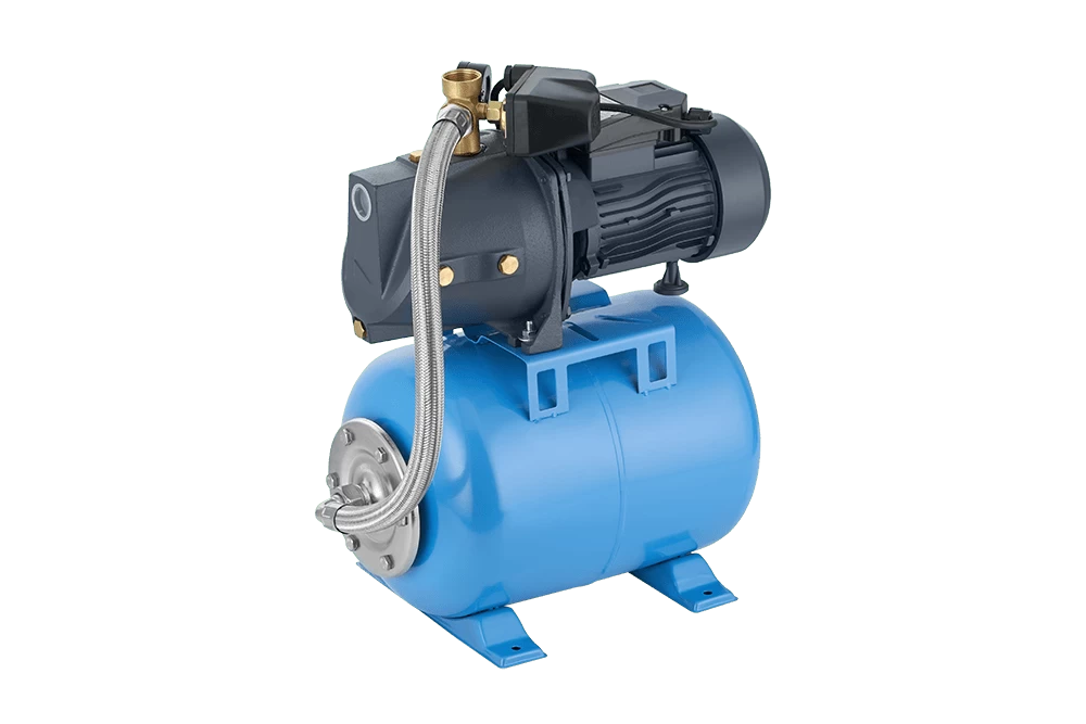 Насосная станция UNIPUMP AUTO JSW 55, бак 24 литра (1000Вт, Нап. 40м, Про. 70 л/мин.)
