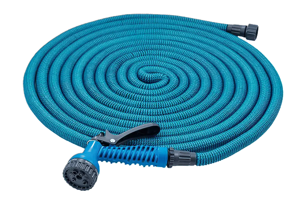 Шланг поливочный саморастягивающийся UNIPUMP ROLL TELESCOPE 30 м (10-30м) распылитель 7 режимов