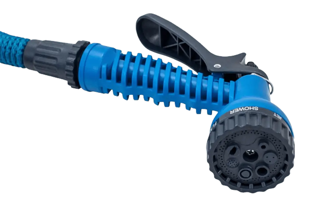 Купить Шланг поливочный саморастягивающийся UNIPUMP ROLL TELESCOPE 22 м (7.5-22.5м) распылитель 7 режимов с доставкой