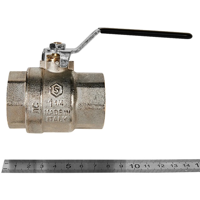 Купить Кран шаровой STOUT рукоятка 11/4" ВВ, полнопроходной NEW с доставкой